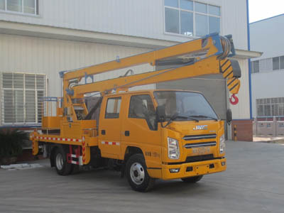 國(guó)六江鈴黃牌16米高空作業(yè)車